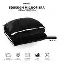 Edredón Cama Sencilla Reversible Ovejero Suave Negro Doble Fas