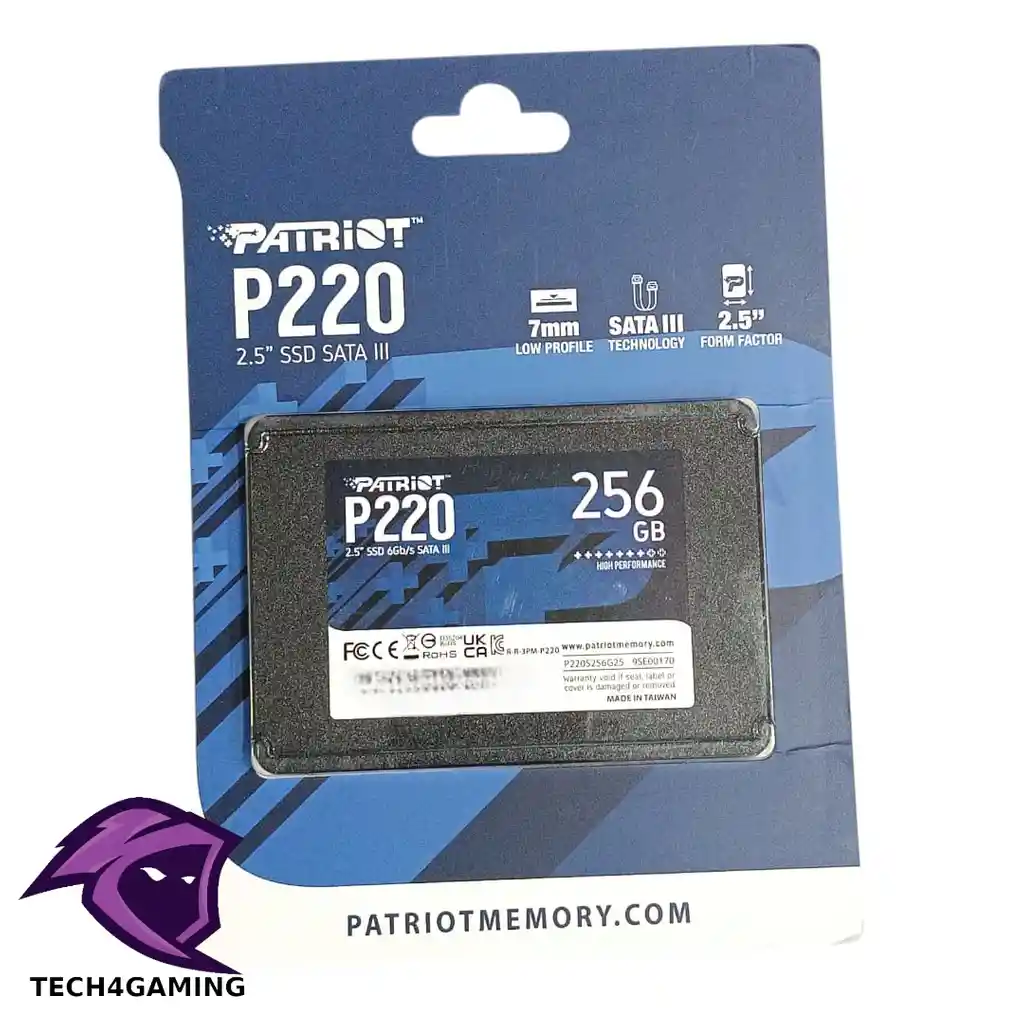 Disco Ssd Patriot 256gb Más Rápido, Más Fluido / Disco Solido