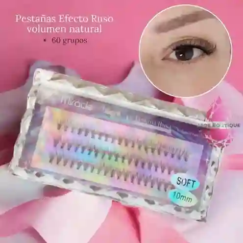 Pestañas Rusas Miracle 10 Mm – Volumen Y Elegancia ✨