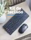 Combo Inalámbrico Teclado Y Mouse Km-520 Negro