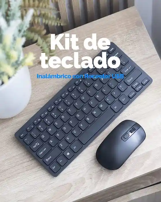 Combo Inalámbrico Teclado Y Mouse Km-520 Negro