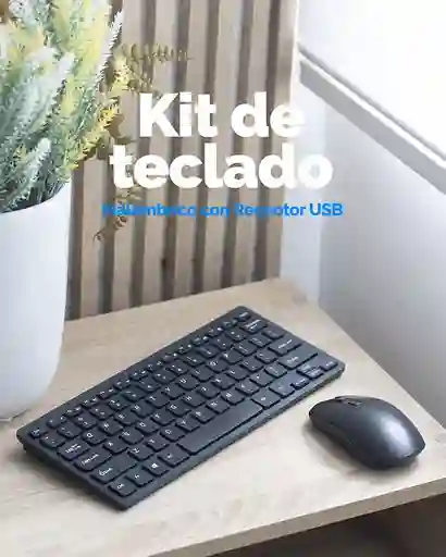 Combo Inalámbrico Teclado Y Mouse Km-520 Negro