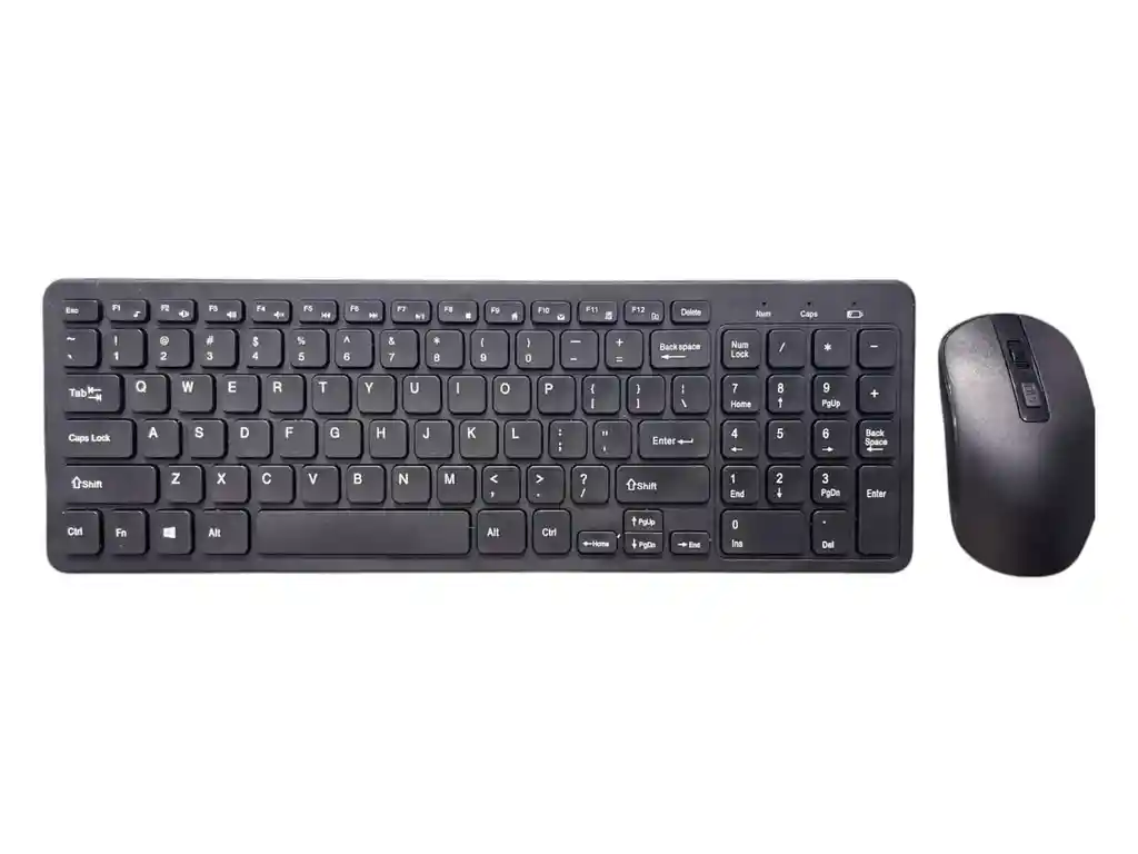 Combo Inalámbrico Teclado Y Mouse Km-520 Negro