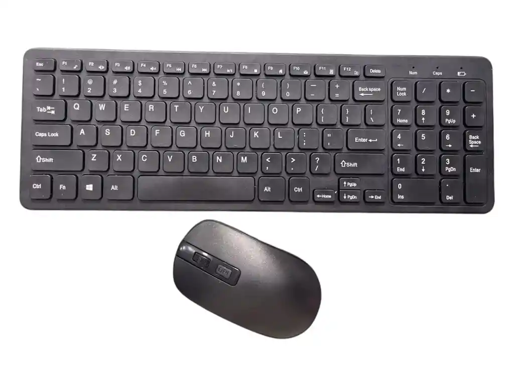Combo Inalámbrico Teclado Y Mouse Km-520 Negro