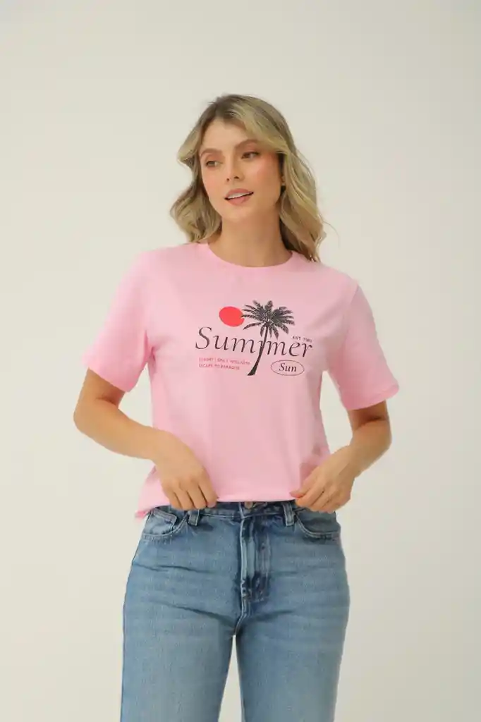 Camiseta Basica Para Dama
