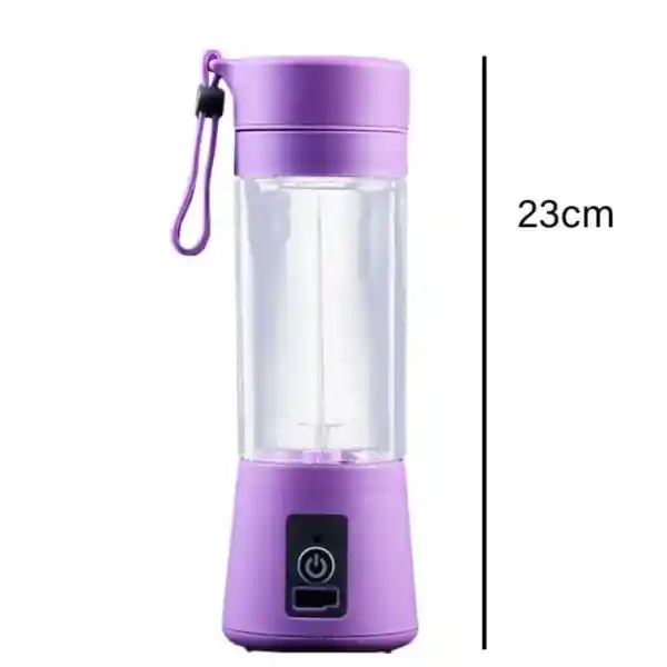 Licuadora Portatil Recargable Morado