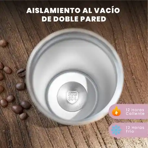 Termo Acero Inoxidable 900ml Flip Straw Antiderrames