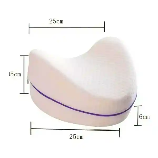 Almohada Para Piernas Ortopédica Tipo Corazón