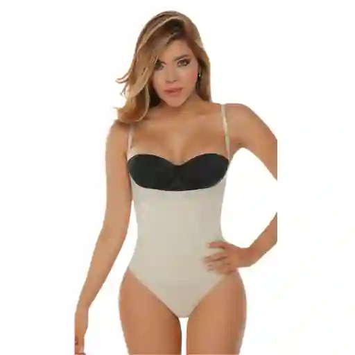 6005-body Moldeador Termoreductor Tira Delgada Color: Beige Talla:2xl