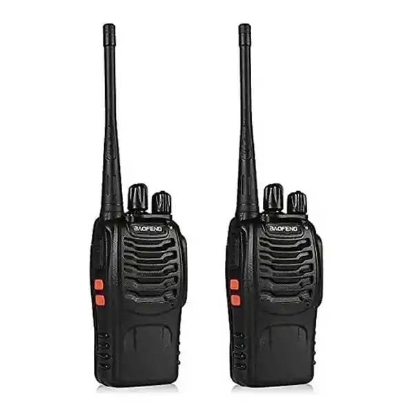 Radio Walkie Talkie Baofeng Bf-888s Uhf X2 Bateria 2800m Ah