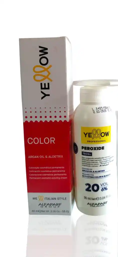 Tinte 7,1 Rubio Medio Ceniza Yellow