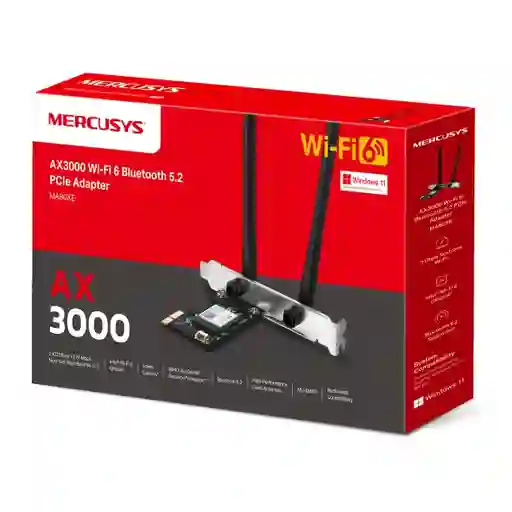 T.red Mercusys Ma80xe Wifi Bluetooth Ax3