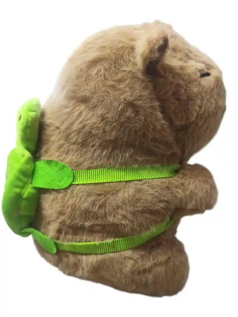 Peluche Capibara Capybara Juguetes 23cm Marron Claro X1 Tortuga