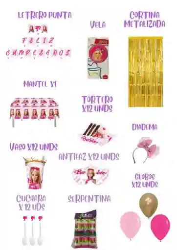 Kit De Fiesta Barbie