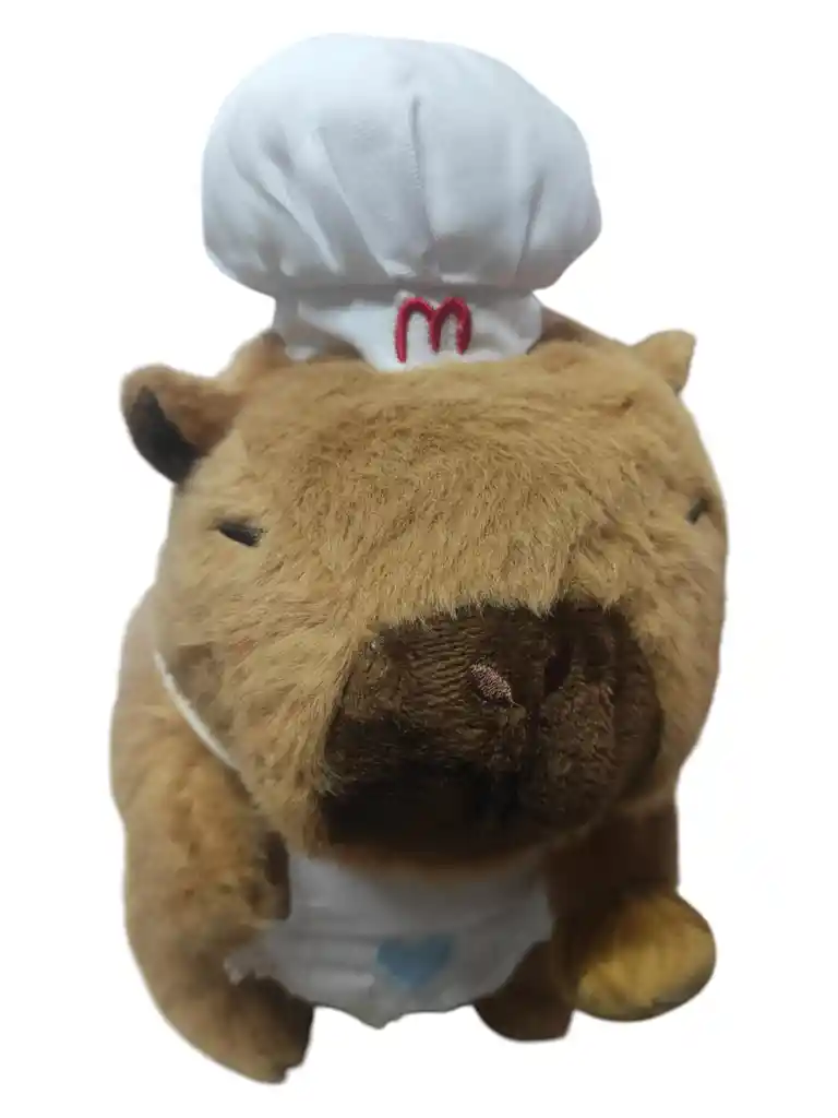 Peluche Capibara Capybara Juguetes 23cm Marron Claro X1 Chef