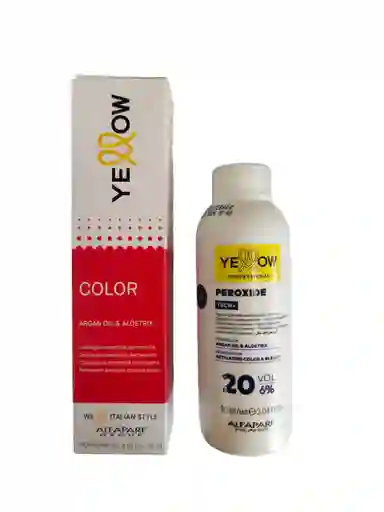 Tinte 5,66 Castaño Claro Rojo Intenso Yellow