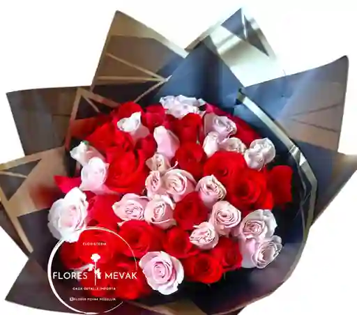 Flores Rosas Bicolor X48