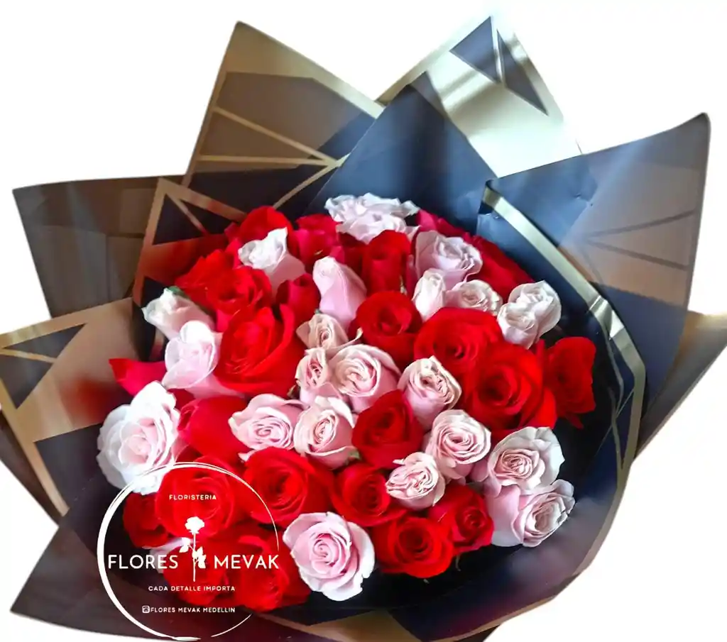 Flores Rosas Bicolor X48