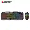 Combo Teclado Y Mouse Gamer Jertech Km960 Con Iluminación Led