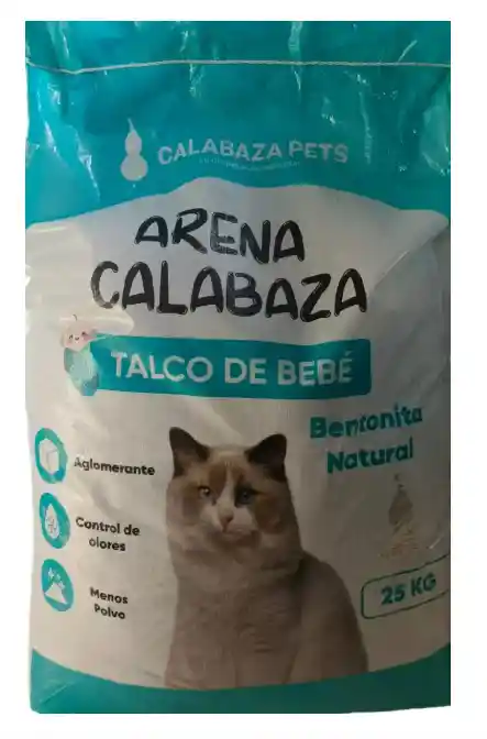 Arena Calabaza Pets Aroma Talco De Bebe X 10 Kg