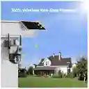Cámara Solar Wifi Doble Tp-15 Exterior