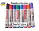 Marcadores Borrables X 8 Und