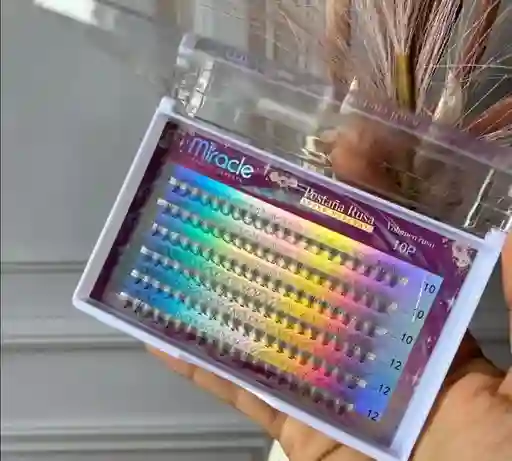 Pestañas Rusas Miracle 10 Y 12 Mm – Volumen Y Elegancia A Tu Medida ✨