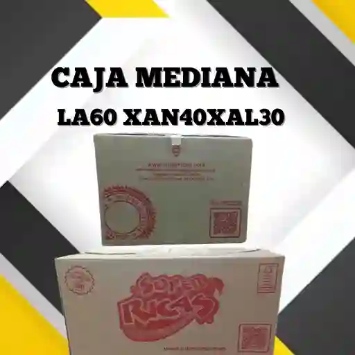 Caja De Carton Mediana Super Rica Roja Largo 60 X Alto 30 X Ancho 40 Caja Para Mudanza Empaque Y Embalaje