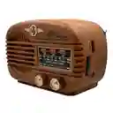 Radio Vintage Beckplay Bp-rv121bt Bluetooth 3 Bandas Fm/am/sw Con Mp3