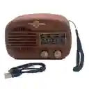 Radio Vintage Beckplay Bp-rv121bt Bluetooth 3 Bandas Fm/am/sw Con Mp3