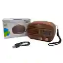 Radio Vintage Beckplay Bp-rv121bt Bluetooth 3 Bandas Fm/am/sw Con Mp3