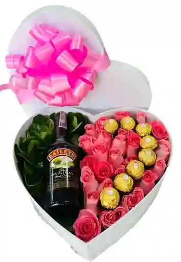 Caja De Rosas Baileys