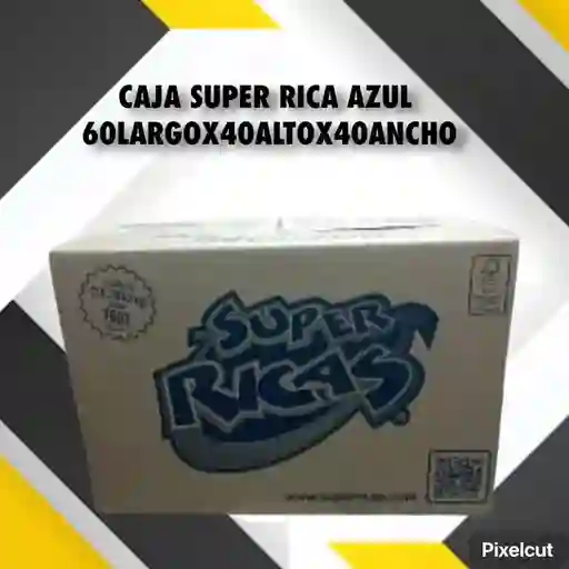 Caja Grande Super Rica Azul 60 Largo X40 Alto X40 Ancho Para Mudanza Empaque Y Embalaje