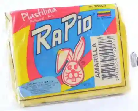 Plastilina Amarilla En Barra 200gr - Rapid