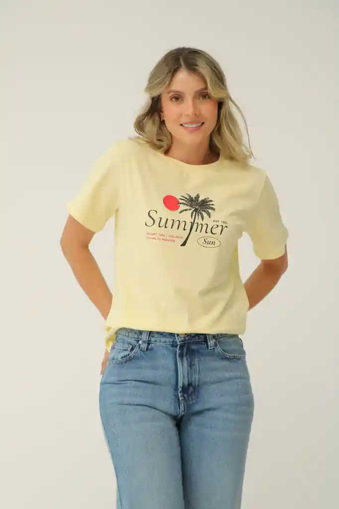 Camiseta Basia Para Dama