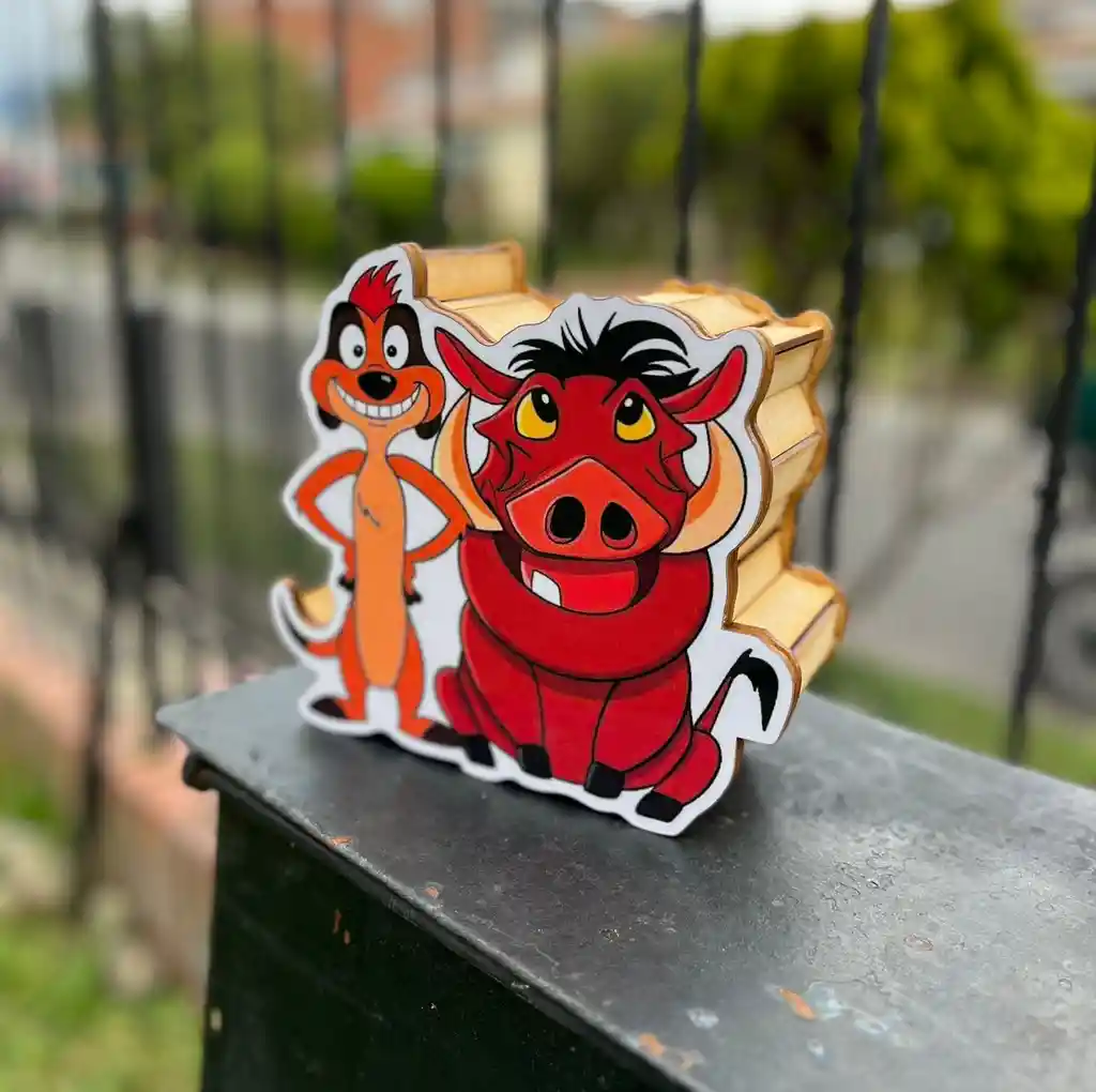 Regalo Caja Timón Y Pumba