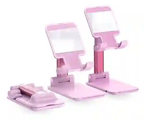 Soporte Celular Plegable Con Espejo Ajustable Portátil