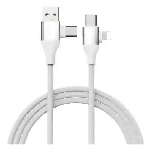 Cable De Carga Universal 4 En 1 Carga Rápida 60w Usb Tipo C Multicargador