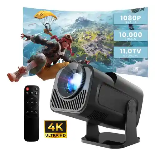 Proyector Smart Hy320 Mini Pro 4k Full Hd Wifi Bluetooth Android 11 Hasta 200 Pulgadas
