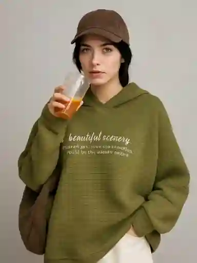 Sudadera Hoodie Acolchada – Scenery Mood