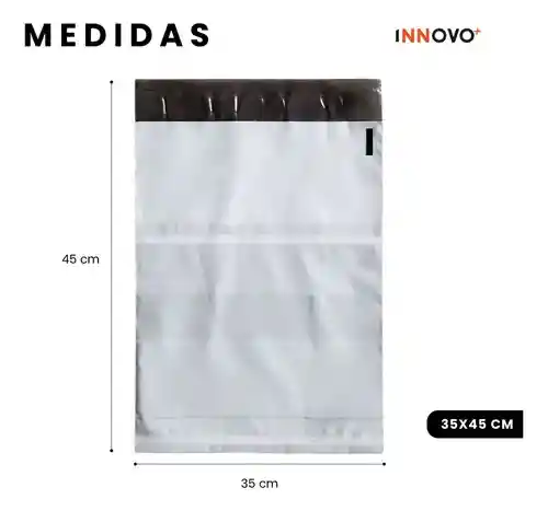 Bolsas De Seguridad Porta Guía Para Mensajería 45 X 35 Ecommerce Biodegradable