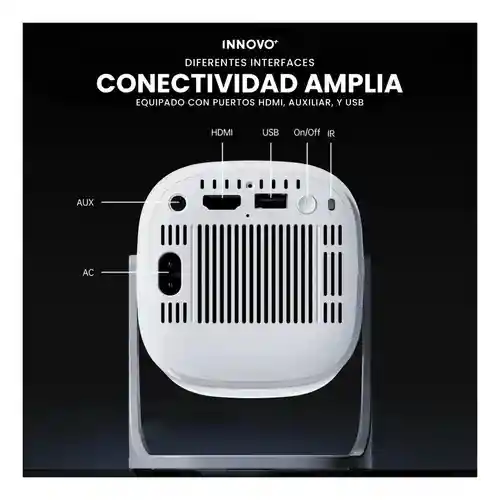 Proyector Smart S40 Max Pro 4k Android 11 Wifi 5g + 2 Controles Pantalla 200 30.000 Juegos Y Apps
