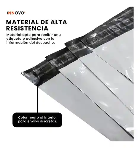 Bolsas De Seguridad Porta Guía Para Mensajería 41 X 45 Ecommerce Biodegradable