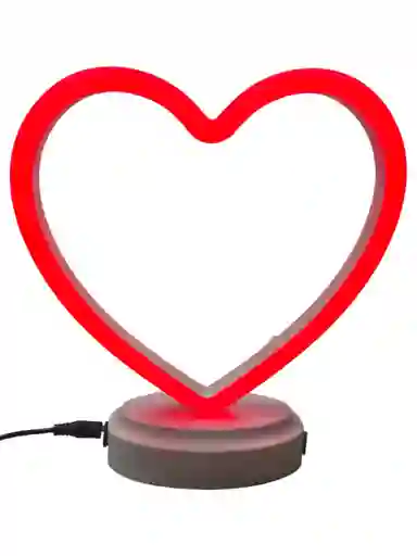 Lámpara Decorativa Led Con Forma De Corazón Amor Y Amistad