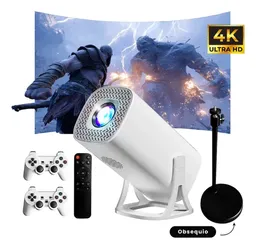 Proyector Smart S40 Max 4k Android 11 Wifi 5g + 2 Controles + Base Metálica +30.000 Juegos Y Apps
