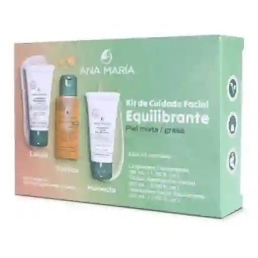 Ana Maria Kit Cuidado Facial Equilibrante Piel Mixta Grasa