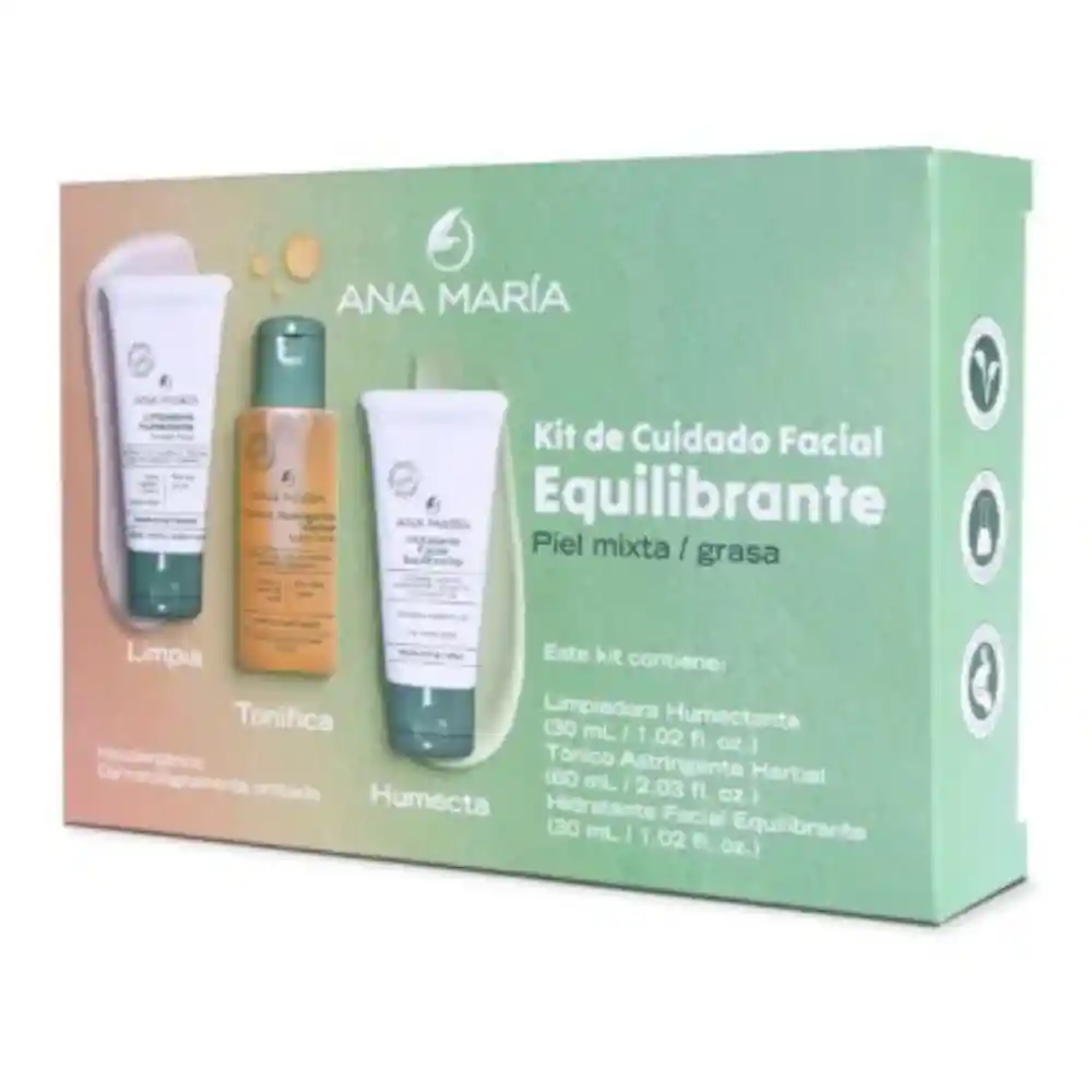 Ana Maria Kit Cuidado Facial Equilibrante Piel Mixta Grasa