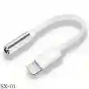 Adaptador De Audio Iphone Lightning A Jack 3.5mm