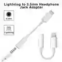 Adaptador De Audio Iphone Lightning A Jack 3.5mm