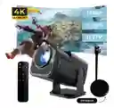 Proyector Hy320 Mini Pro Smart Hasta 200 P 4k Android 11 Wifi 5g Bluetooth Soporte Incluido Magicccubic